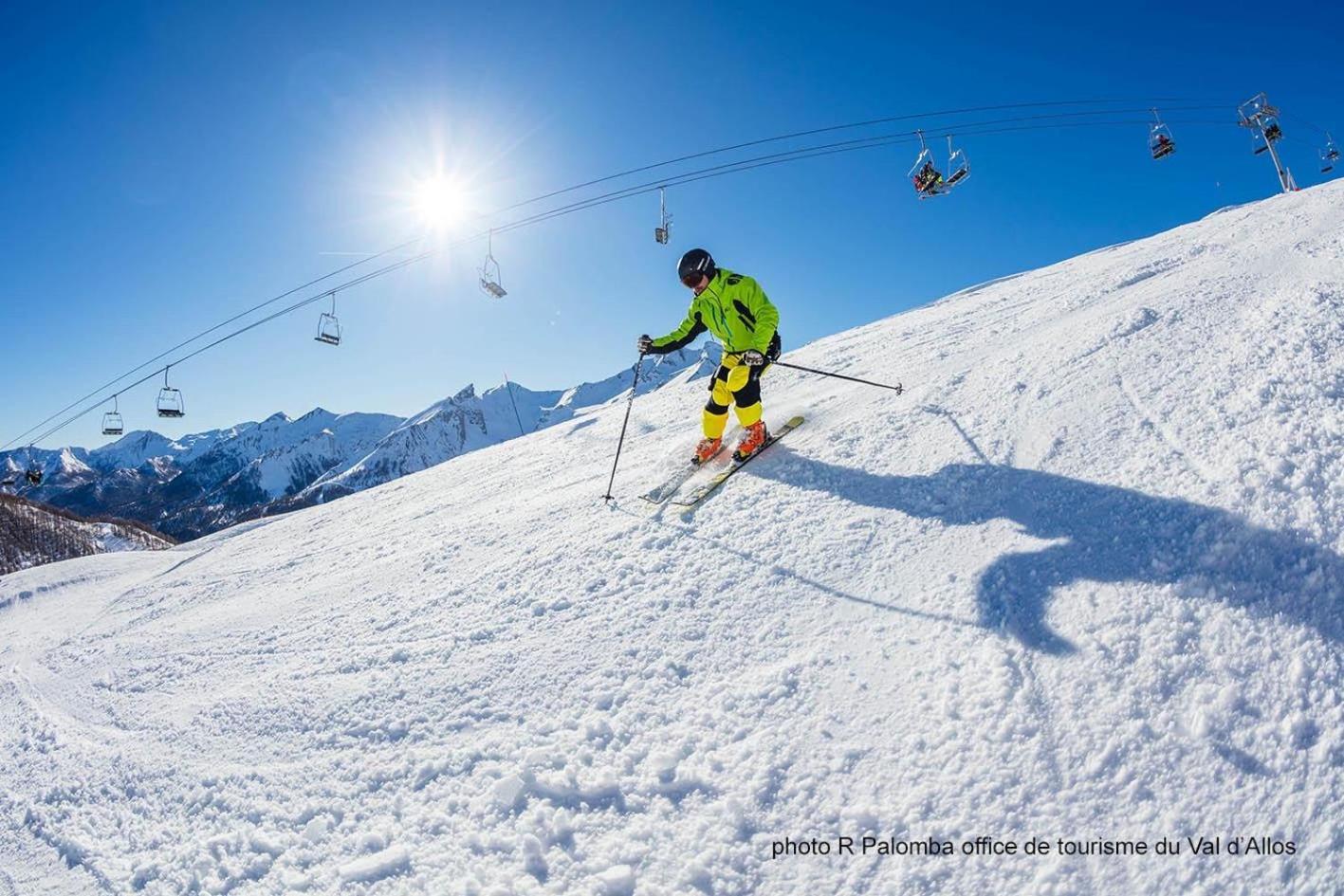 Studio Chaleureux A La Foux D'Allos Buitenkant foto